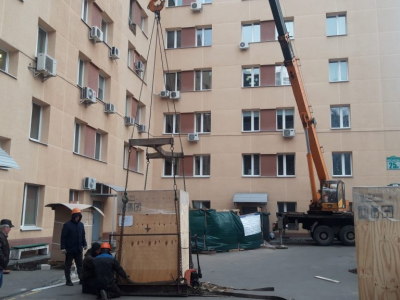 Такелаж медицинского оборудования 