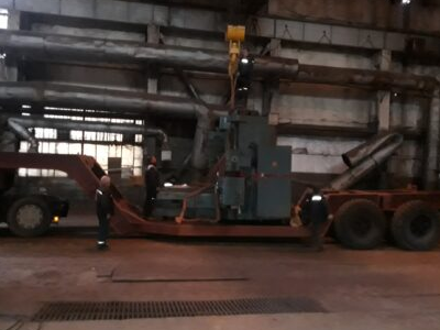 Такелаж и перевозка без разбора станков общим весом весом 40 тонны